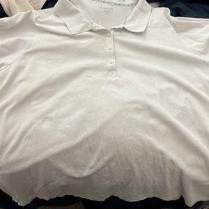 Womens white polo